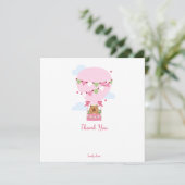 Süße Capybara-Geburtstags-Personalized-Dankeschön Dankeskarte (Stehend Vorderseite)