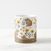 Süße Capybara-Inspiration Kaffeetasse (Mittel)