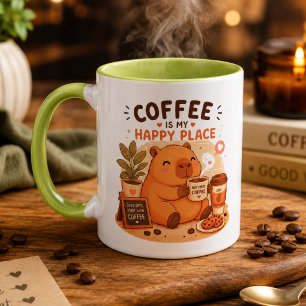 Süße Capybara-Kaffeeliebhaber-Tasse   Kaffee Ist M Tasse