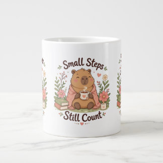 Süße Capybara-Positive-Zitat-Tasse Jumbo-Tasse
