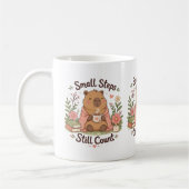 Süße Capybara-Positive-Zitat-Tasse Kaffeetasse (Links)
