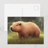 Süße Capybara-Postkarte Postkarte (Vorne/Hinten)