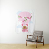 Süße Capybara Rosa Geburtstagsfeier Wandteppich (Beispiel)