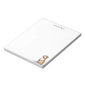 Süße Capybara-Skizze  Notizblock (Rotiert)