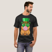 Süße Capybara St. Patricks Day Capybara Bubble Gum T-Shirt (Vorne ganz)