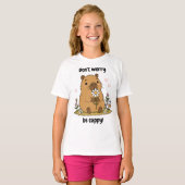 Süße Capybara T-Shirt (Vorne ganz)