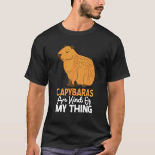 Süße Capybara Wassersäugetier Nagetier Capy Hausti T-Shirt