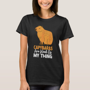 Süße Capybara Wassersäugetier Nagetier Capy Hausti T-Shirt