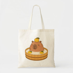 Süße Capybara-Yuzu-Bade-Onsen-Kawaii-Tragetasche Tragetasche