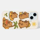 Süße Capybaras Case-Mate iPhone Hülle (Rückseite (Horizontal))