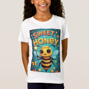 Süße Cartoon-Biene so süß wie Honig T-Shirt