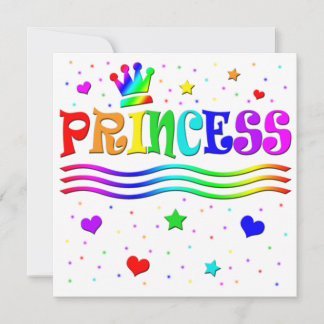 Süße Cartoon-Clip-Art Prinzessinnen-Tiara-Brautabs Einladung