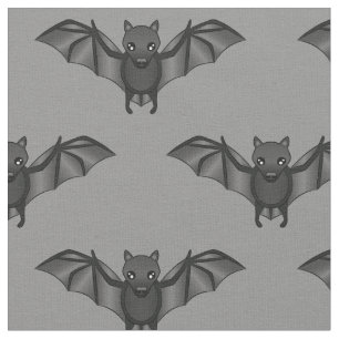 Süße Cartoon-Fledermaus-Muster-Illustration Stoff