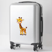 Süße Cartoon-Giraffe Aufkleber (Koffer)
