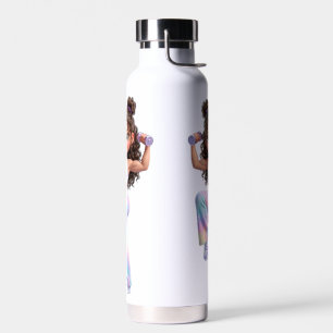 Süße Cartoon-Gymnastik-Girl-Wasserflasche Trinkflasche