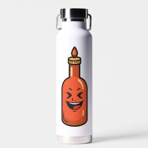 Süße Cartoon-Hot-Sauce-Flasche Meme Trinkflasche