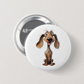 Süße Cartoon-Hunderassen-Kunstsammlung Button (Vorne & Hinten)