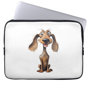 Süße Cartoon-Hunderassen-Kunstsammlung  Laptopschutzhülle