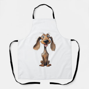 Süße Cartoon-Hunderassen-Kunstsammlung Schürze