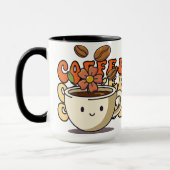 Süße Cartoon-Kaffeetasse Tasse (Links)