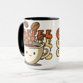 Süße Cartoon-Kaffeetasse Tasse (Vorderseite Links)