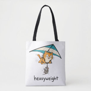 Süße Cartoon-Katze Pun Design Tasche