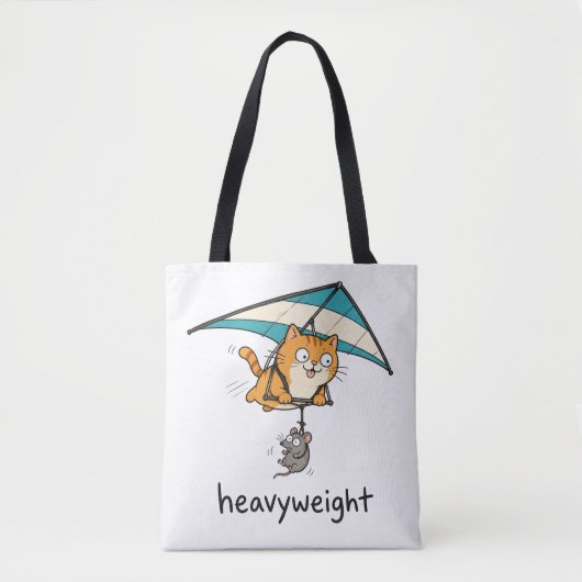 Süße Cartoon-Katze Pun Design Tasche (Vorderseite)