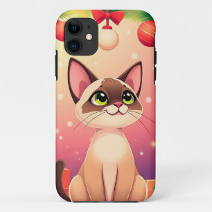 Süße Cartoon-Katzen-Kunst 💖 Verspieltes Kätzchen Case-Mate iPhone Hülle