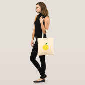 Süße Cartoon-Limette Tragetasche (Vorderseite (Model))