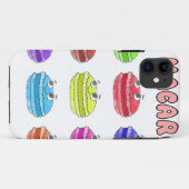 Süße Cartoon-Macarons Case-Mate iPhone Hülle (Rückseite (Horizontal))