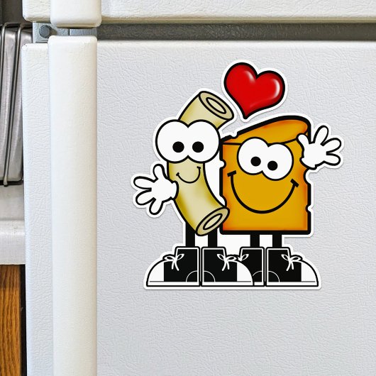Süsse Cartoon Mac'n Cheese Vinyl Sticker