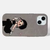 Süße Cartoon-Mädchen-Handyhülle Case-Mate iPhone Hülle (Rückseite (Horizontal))