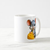 Süße Cartoon-Maus Kaffeetasse (VorderseiteRechts)