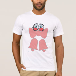 Süße Cartoon-Rosa-Schleife T-Shirt