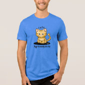 Süsse Cat Tabby Tri-Blend Shirt (Vorderseite)