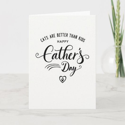 Süße Cathers Day Grafikkarte Karte (Vorderseite)