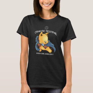 Süße chaotisch neutrale Brettspiele Dungeon Drache T-Shirt