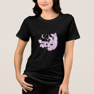 Süße Charakter-Grafikdesign Tri-Blend Shirt