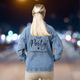 Süße Charleston-Junggesellinnenabschiedsparty Jeansjacke