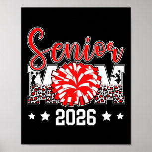 Süße Cheer Senior Mom 2026 Cheerleading Senior Mot Poster