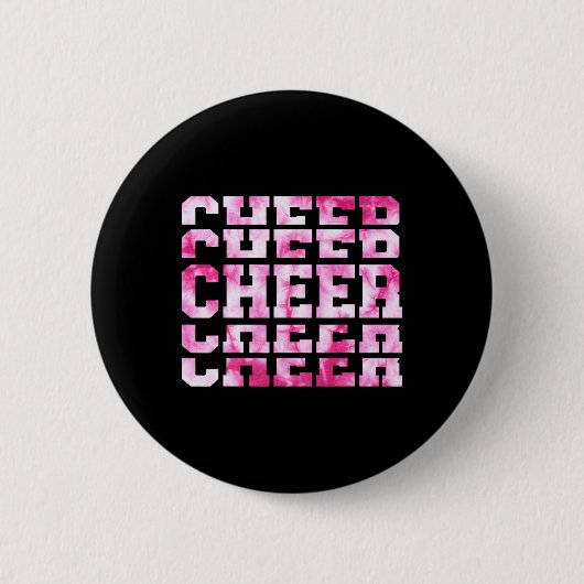 Süße Cheerleading Cheerleader Squad Mädchen Bff Ch Button (Vorderseite)