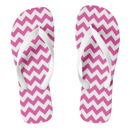 Süße Chevron-Muster-Flipsflops Badesandalen (Fußbett)