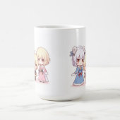 Süße Chibi-Cosplay-Truppe Kaffeetasse (Mittel)