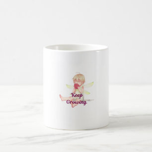 Süße Chibi-Fee-Anime-Girl: Weiter wachsen und posi Kaffeetasse