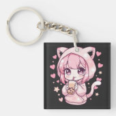 Süße Chibi Stimmung Schlüsselanhänger (Vorderseite)