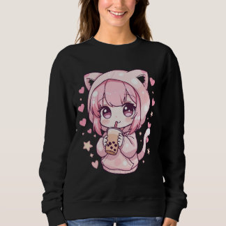 Süße Chibi Stimmung Sweatshirt