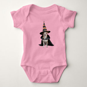 Süße Chihuahua-Hexen-Kleinkinder Baby Strampler