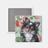 'Süße' Chihuahua-Hundekunst-Magnet Magnet (Vorderseite/Rückseite)