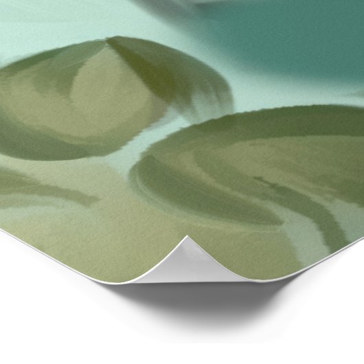 'Süße' Chihuahua-Hundekunst Poster (Ecke)