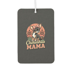 Süße Chihuahua-Mama-Schleife-Hundemama Autolufterfrischer